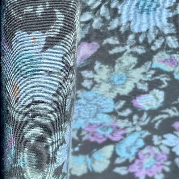 Vintage Floral overcoat size small/medium home sewn - Picture 5 of 5